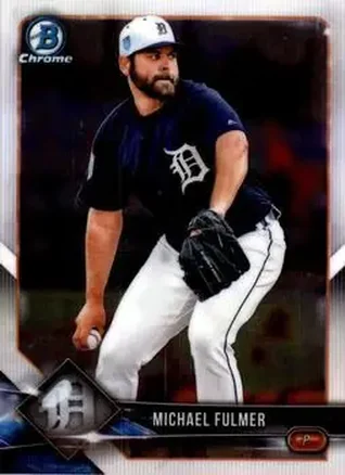 2018 Bowman Chrome #4 - Michael Fulmer - Detroit Tigers