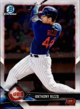 2018 Bowman Chrome #6 - Anthony Rizzo - Chicago Cubs