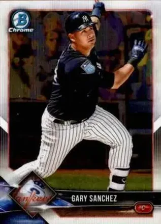 2018 Bowman Chrome #10 - Gary Sanchez - New York Yankees