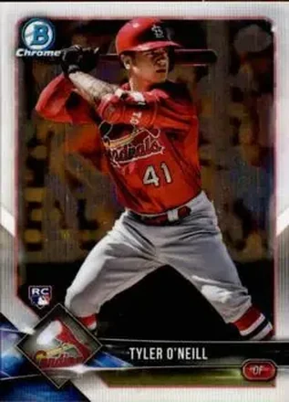 2018 Bowman Chrome #12 - Tyler O'Neill - St. Louis Cardinals