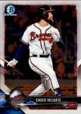 2018 Bowman Chrome #20 - Ender Inciarte - Atlanta Braves