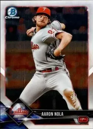 2018 Bowman Chrome #22 - Aaron Nola - Philadelphia Phillies
