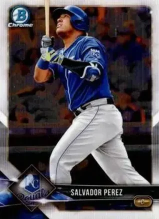 2018 Bowman Chrome #24 - Salvador Perez - Kansas City Royals