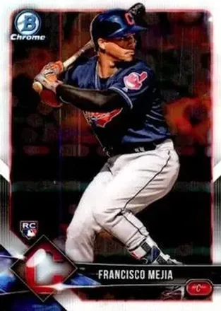 2018 Bowman Chrome #33 - Francisco Mejia - Cleveland Indians