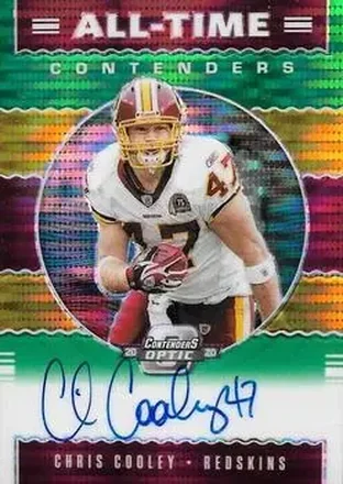 2020 Panini Contenders Optic - All-Time Contenders Green Pulsar #AT10 - Chris Cooley - Washington Redskins