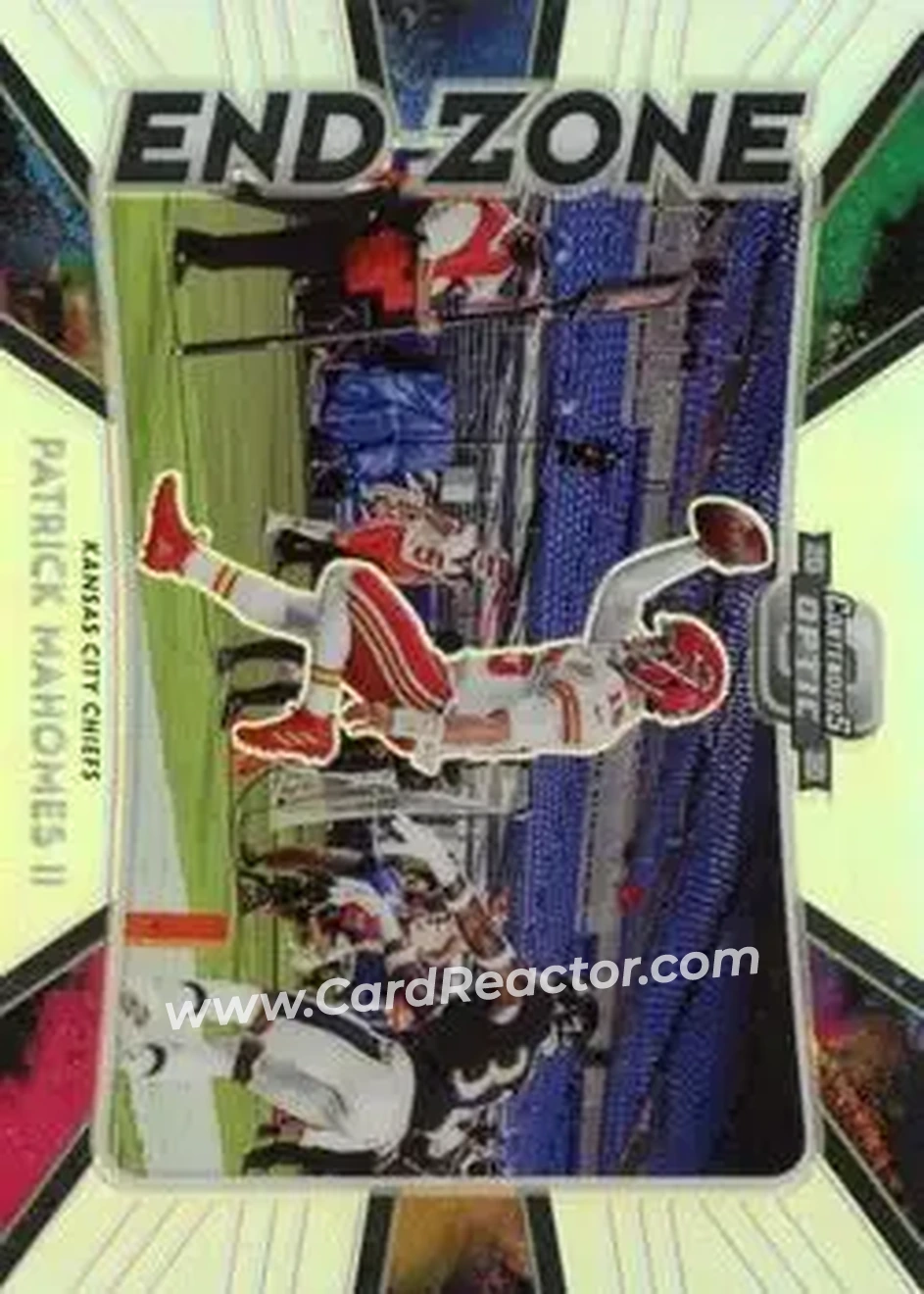 2020 Panini Contenders Optic - End Zone #EZ1 - Patrick Mahomes II - Kansas City Chiefs - Front