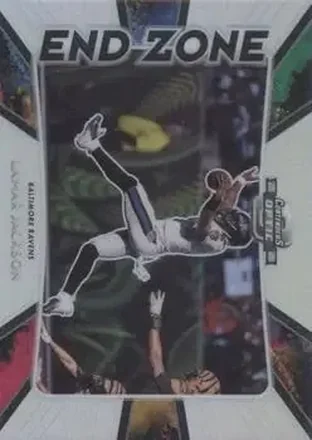 2020 Panini Contenders Optic - End Zone #EZ2 - Lamar Jackson - Baltimore Ravens