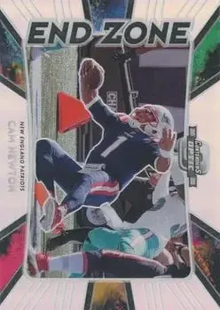 2020 Panini Contenders Optic - End Zone #EZ8 - Cam Newton - New England Patriots