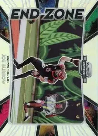 2020 Panini Contenders Optic - End Zone #EZ10 - Joe Burrow - Cincinnati Bengals