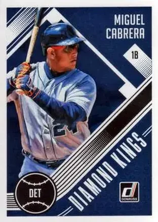 2018 Donruss #9 - Miguel Cabrera - Detroit Tigers