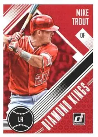 2018 Donruss #13 - Mike Trout - Los Angeles Angels