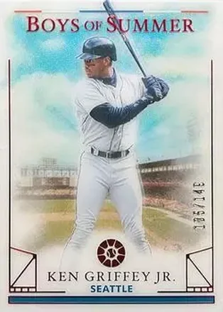 2024 Panini Boys of Summer - Red #4 - Ken Griffey Jr. - Seattle Mariners