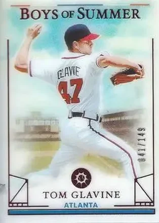2024 Panini Boys of Summer - Red #48 - Tom Glavine - Atlanta Braves