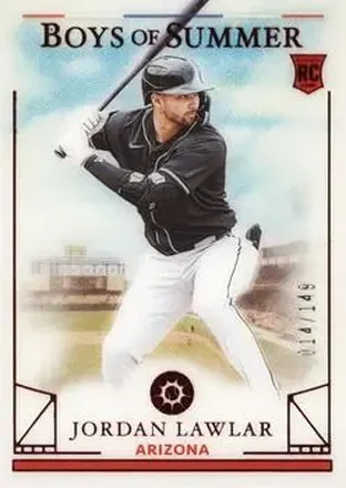 2024 Panini Boys of Summer - Red #65 - Jordan Lawlar - Arizona Diamondbacks