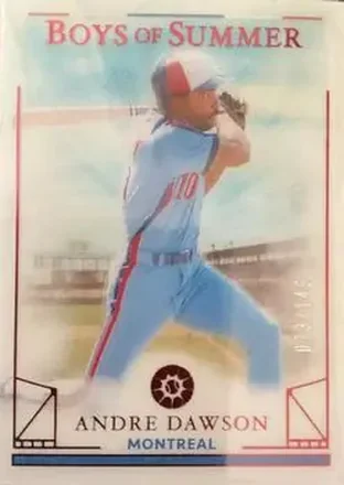 2024 Panini Boys of Summer - Red #71 - Andre Dawson - Montreal Expos