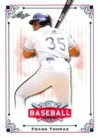 2018 Leaf Best of Baseball #BB-06 - Frank Thomas - Chicago White Sox
