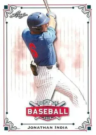2018 Leaf Best of Baseball #BB-10 - Jonathan India - Florida Gators