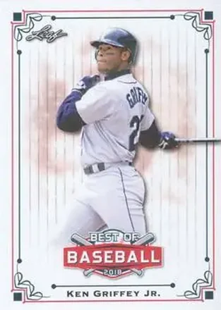 2018 Leaf Best of Baseball #BB-12 - Ken Griffey Jr. - Seattle Mariners