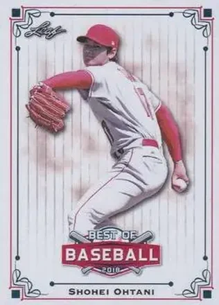 2018 Leaf Best of Baseball #BB-18 - Shohei Ohtani - Los Angeles Angels
