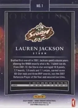 Back of Lauren Jackson