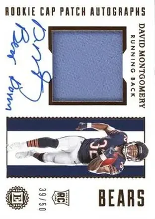 2019 Panini Encased #111 - David Montgomery - Chicago Bears