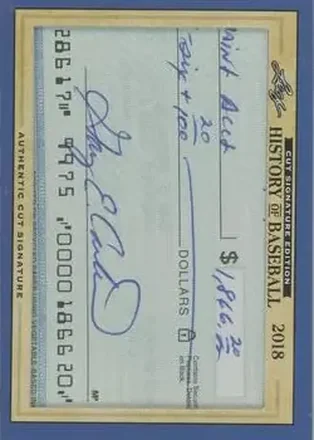 2018 Leaf Cut Signature Edition History of Baseball #NNO - Gary Carter