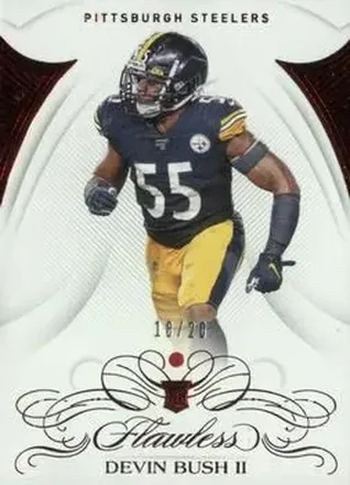 2019 Panini Flawless #108 - Devin Bush II - Pittsburgh Steelers