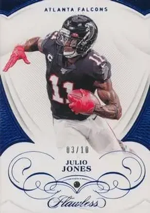 2019 Panini Flawless - Sapphire #5 - Julio Jones - Atlanta Falcons