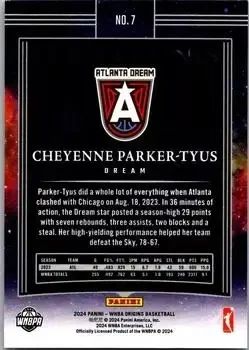 Back of Cheyenne Parker-Tyus