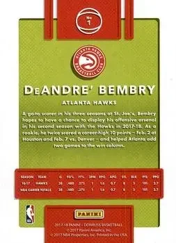 Back of DeAndre' Bembry