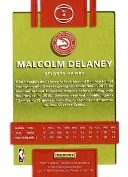 Back of Malcolm Delaney