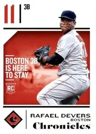 2018 Panini Chronicles #13 - Rafael Devers - Boston Red Sox