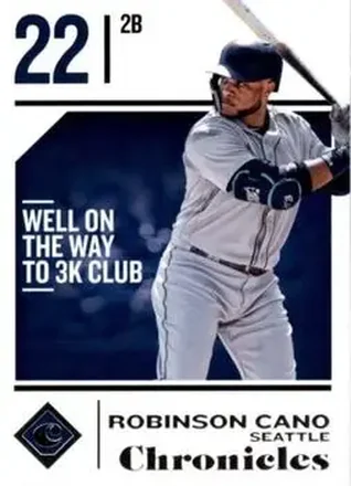 2018 Panini Chronicles #14 - Robinson Cano - Seattle Mariners