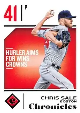 2018 Panini Chronicles #25 - Chris Sale - Boston Red Sox