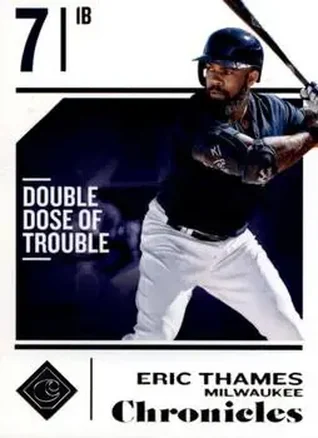2018 Panini Chronicles #31 - Eric Thames - Milwaukee Brewers