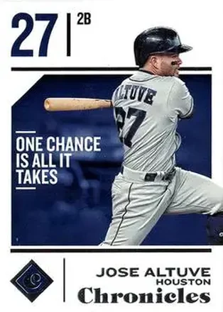 2018 Panini Chronicles #33 - Jose Altuve - Houston Astros