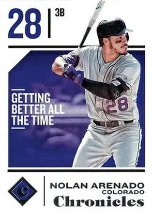 2018 Panini Chronicles #35 - Nolan Arenado - Colorado Rockies