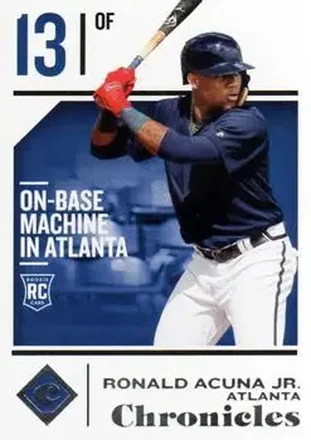 2018 Panini Chronicles #37 - Ronald Acuña Jr. - Atlanta Braves
