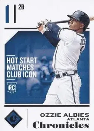 2018 Panini Chronicles #41 - Ozzie Albies - Atlanta Braves