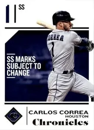 2018 Panini Chronicles #45 - Carlos Correa - Houston Astros