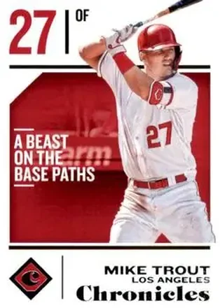 2018 Panini Chronicles #47 - Mike Trout - Los Angeles Angels