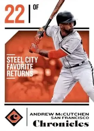 2018 Panini Chronicles #53 - Andrew McCutchen - San Francisco Giants