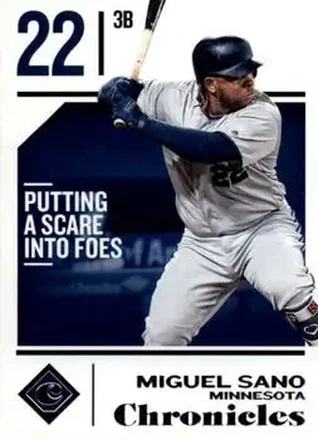 2018 Panini Chronicles #58 - Miguel Sano - Minnesota Twins