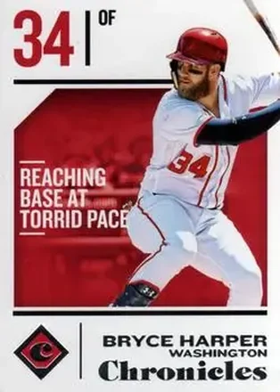 2018 Panini Chronicles #59 - Bryce Harper - Washington Nationals