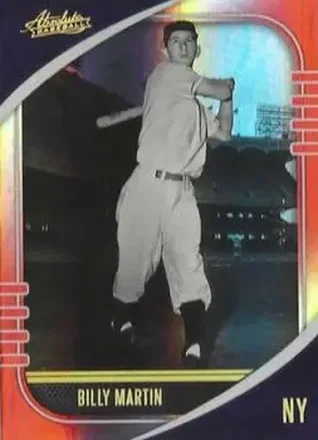 2021 Panini Absolute - Spectrum Red #39 - Billy Martin - New York Yankees