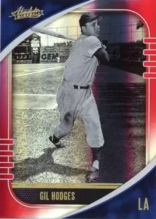 2021 Panini Absolute - Spectrum Red #61 - Gil Hodges - Los Angeles Dodgers
