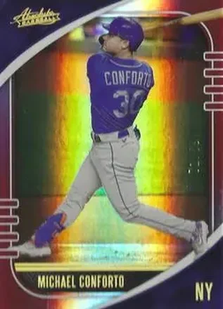 2021 Panini Absolute - Spectrum Red #65 - Michael Conforto - New York Mets