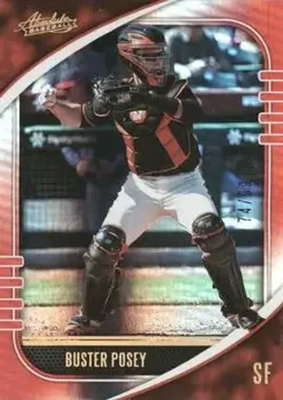 2021 Panini Absolute - Spectrum Red #71 - Buster Posey - San Francisco Giants