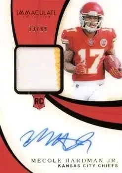 2019 Panini Immaculate Collection feature card
