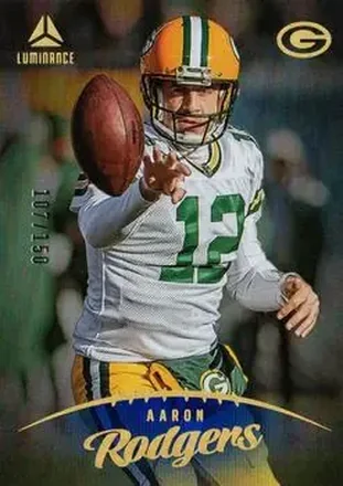 2023 Panini Luminance - Blue #16 - Aaron Rodgers - Green Bay Packers